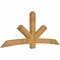 Ekena Millwork Alberta Rough Sawn Timber Gable Bracket, Western Red Cedar, 96"W x 40"H x 4"D x 6"F, 10/12 Pitch GBW096X40X0406ALB00RWR - alternate 2